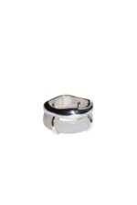 Cove — White Jade Stone Sculpted Ring